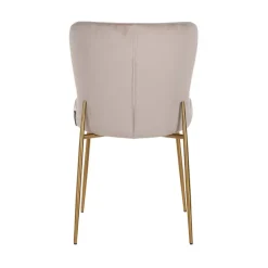 Richmond Interiors Stoel Odessa khaki / brushed Goud