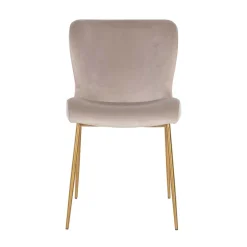 Richmond Interiors Stoel Odessa khaki / brushed Goud