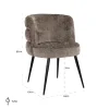Richmond Interiors Stoel Stella Niagara 104 Stone Chenille