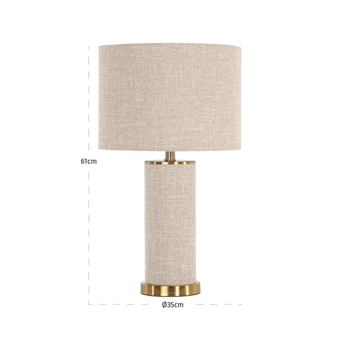 Richmond Interiors Tafellamp Joline Beige