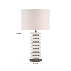 Richmond Interiors Tafellamp Haspen naturel