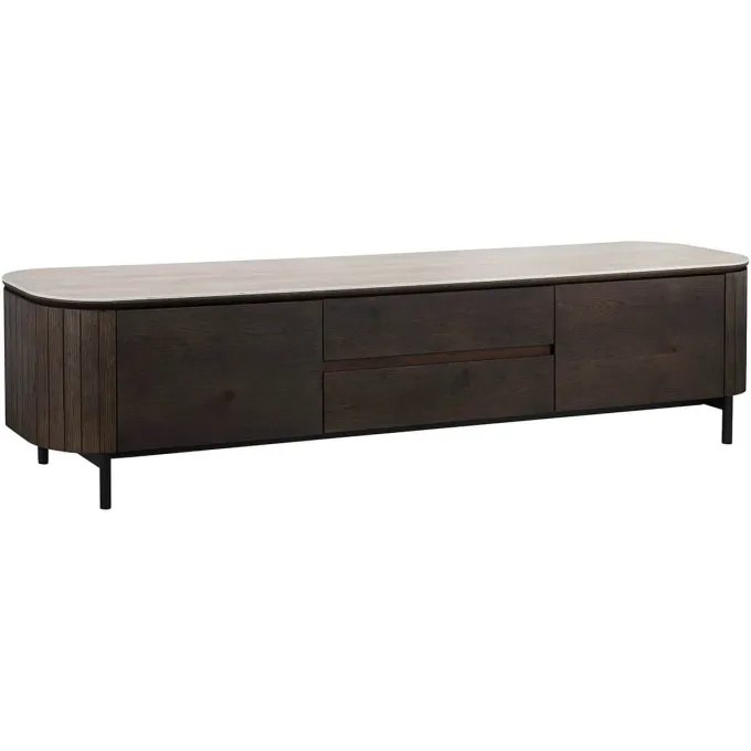 Richmond Interiors Tv-dressoir Ritz 2-deurs 1-la Bruin
