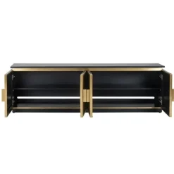 Richmond Interiors TV-dressoir Ironville 4-deuren (Gold)