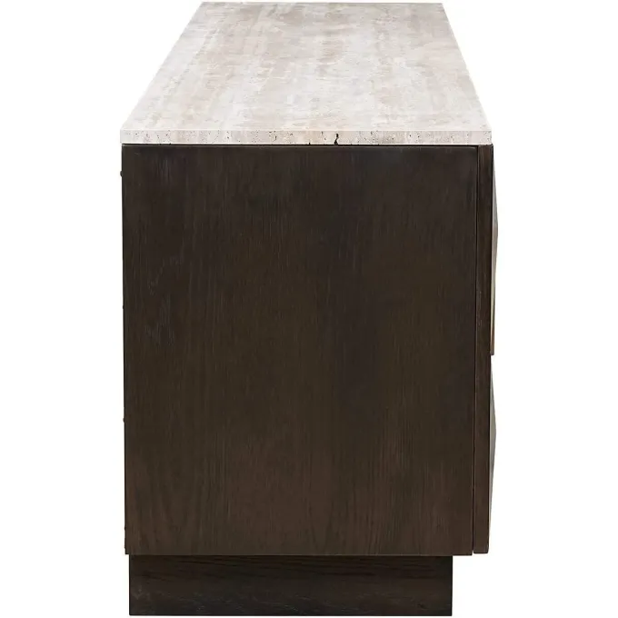 Richmond Interiors Tv-dressoir Claremont 4-deurs Bruin