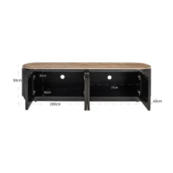 Richmond Interiors TV-meubel Russo brown 4-doors