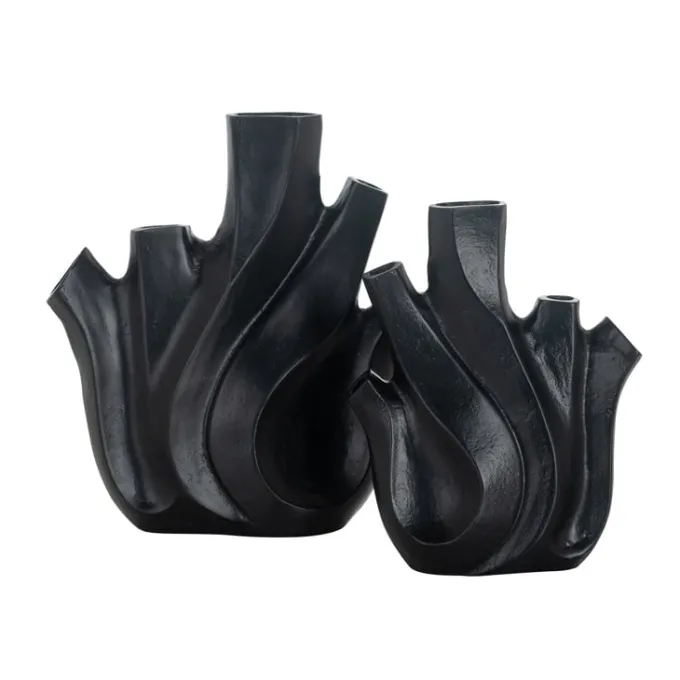 Richmond Interiors Vaas Jason Groot Zwart - Stijlvol & Uniek Design