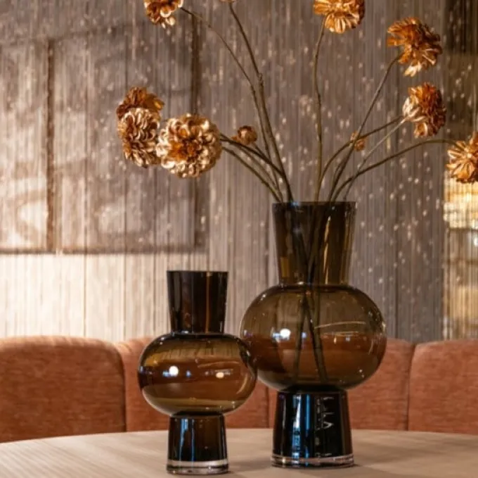 Richmond Interiors Vaas Liora bruin klein