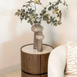 Richmond Interiors Vaas Lunor taupe klein