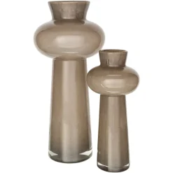 Richmond Interiors Vaas Lunor taupe klein