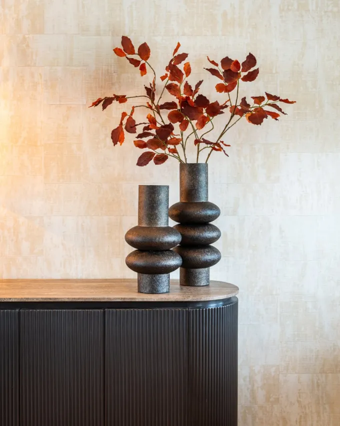 Richmond Interiors Vaas Megan brass antique