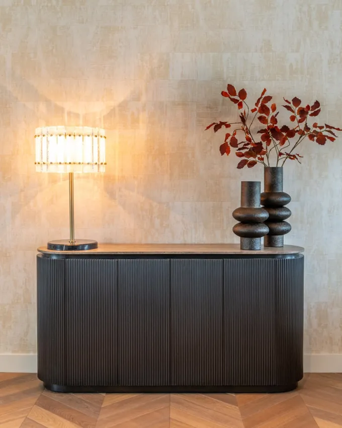 Richmond Interiors Vaas Megan brass antique