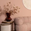 Richmond Interiors Vaas Veya burgundy