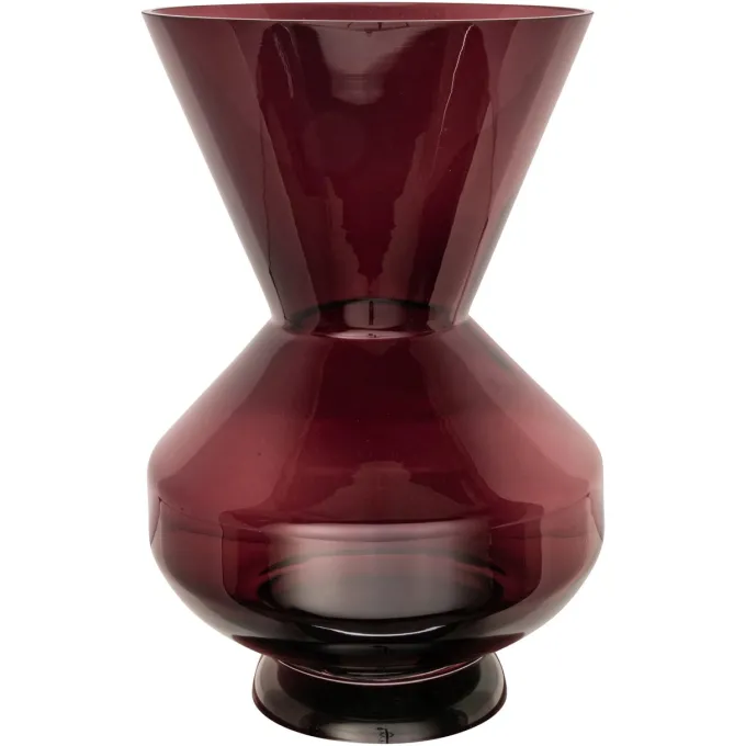 Richmond Interiors Vaas Veya burgundy