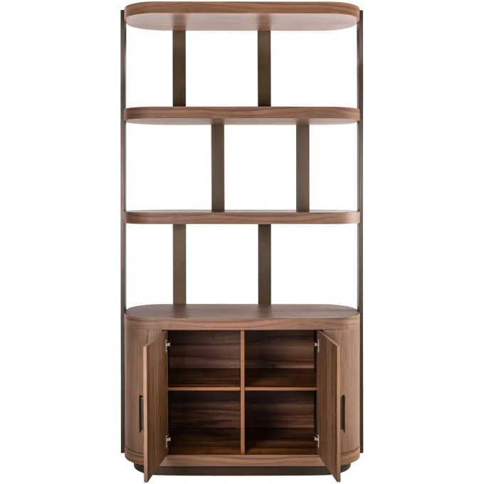 Richmond Interiors Vakkenkast Windsor Walnoot 120 cm