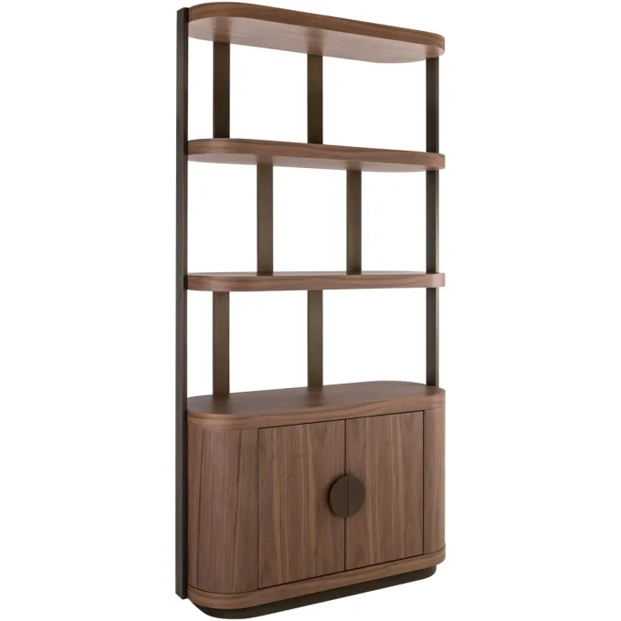 Richmond Interiors Vakkenkast Windsor Walnoot 120 cm