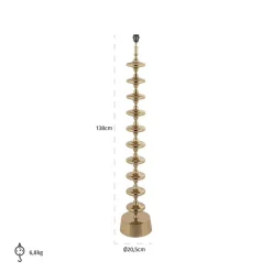 Richmond Interiors Vloerlamp Jane goud Goud