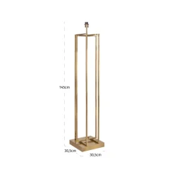 Richmond Interiors Vloerlamp Jalinia brass antique