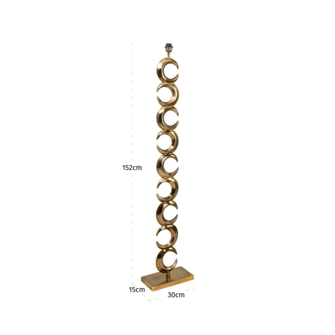 Richmond Interiors Vloerlamp Amina antiek brons