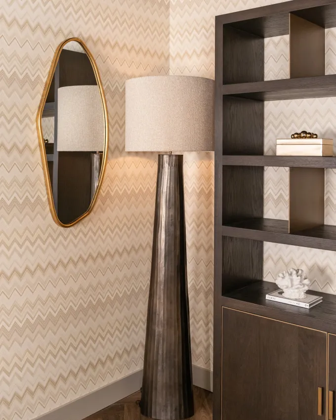 Richmond Interiors Vloerlamp Velvyn brons