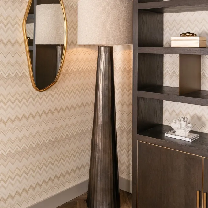 Richmond Interiors Vloerlamp Velvyn brons