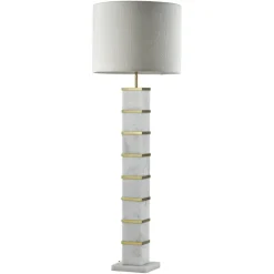 Richmond Interiors Vloerlamp Celinae white including lampshade