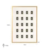 Richmond Interiors Wall art Block 3D