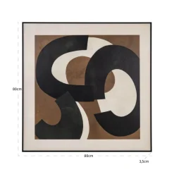 Richmond Interiors Wall art Euphoria bruin rechts