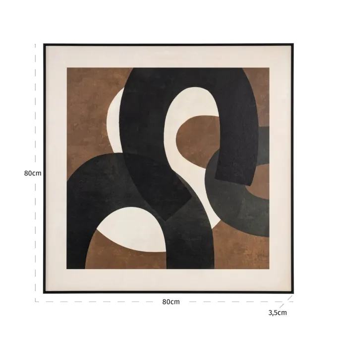 Richmond Interiors Wall art Euphoria brown links