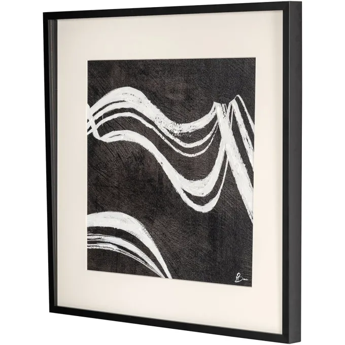 Richmond Interiors Wall art Jozy Zwart / Wit