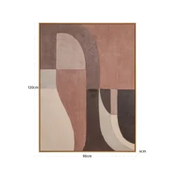 Richmond Interiors Wall art Tatu links bruin