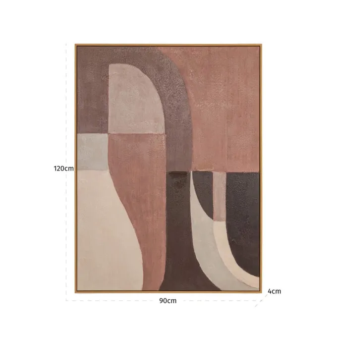 Richmond Interiors Wall art Tatu links bruin