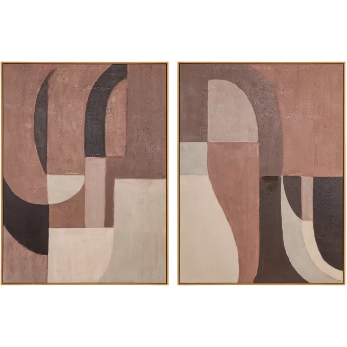 Richmond Interiors Wall art Tatu rechts bruin