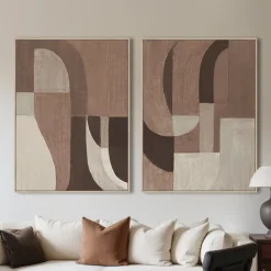 Richmond Interiors Wall art Tatu rechts bruin