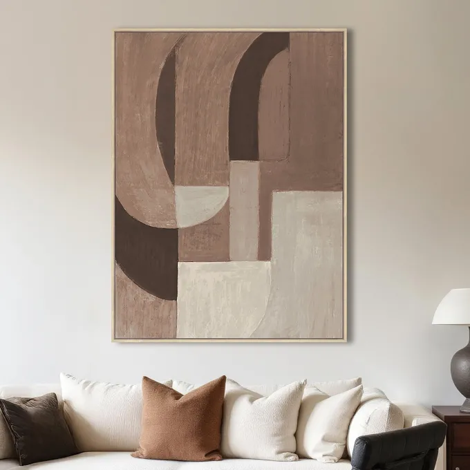 Richmond Interiors Wall art Tatu rechts bruin