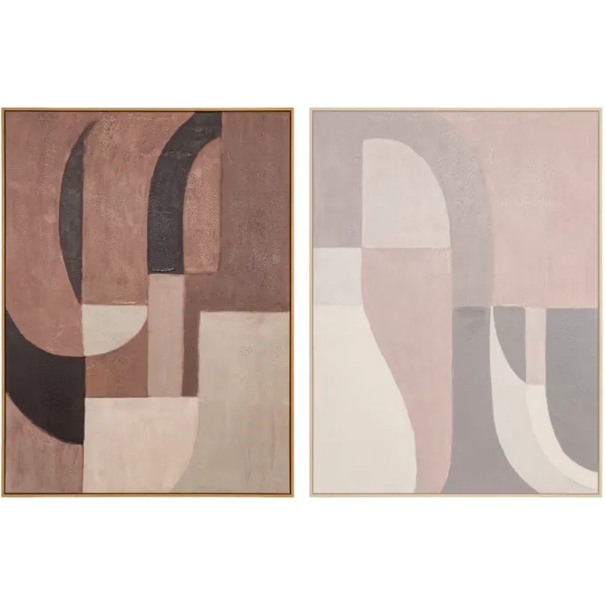 Richmond Interiors Wall art Tatu rechts bruin