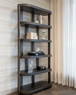 Richmond Interiors Wandkast Ellington bruin