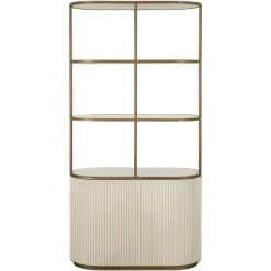 Richmond Interiors Wandkast Tivoli 2-deurs 3 open planken Wit