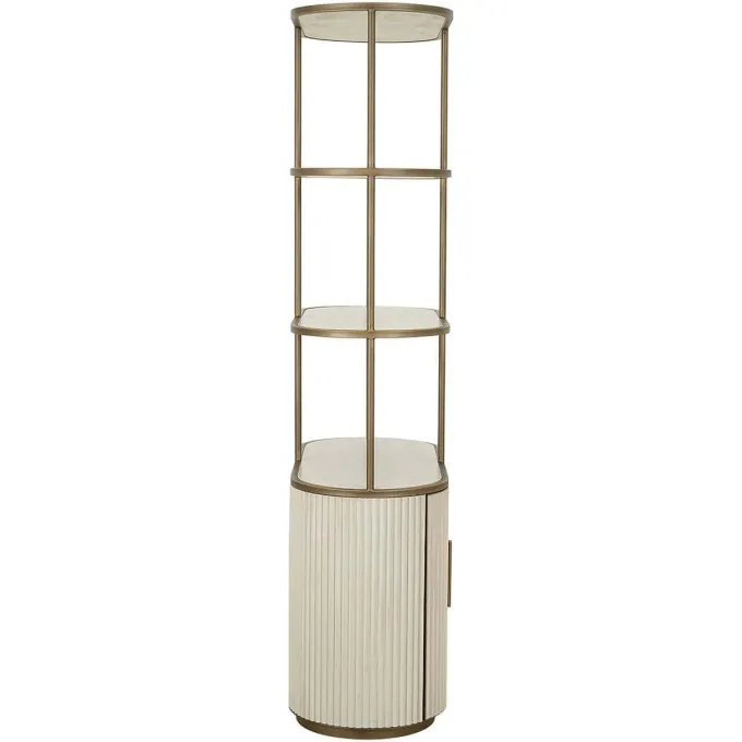 Richmond Interiors Wandkast Tivoli 2-deurs 3 open planken Wit
