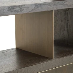 Richmond Interiors Wandkast Rivertree 3-planken 2-deurs Bruin