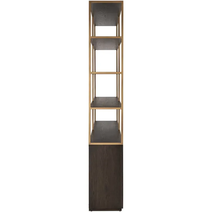 Richmond Interiors Wandkast Carter brown large 4-doors