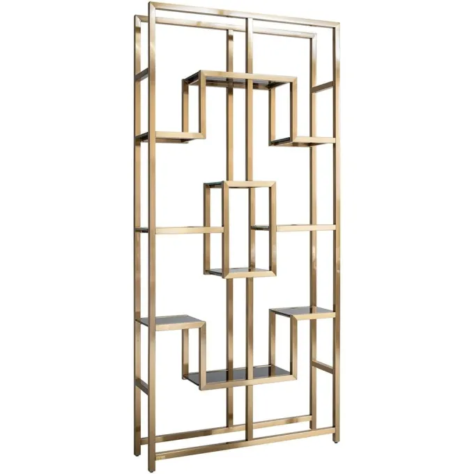 Richmond Interiors Wandkast Magnus brushed Goud Brushed