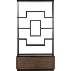 Richmond Interiors Wandkast Bonvoy Bruin 2-laden Bruin