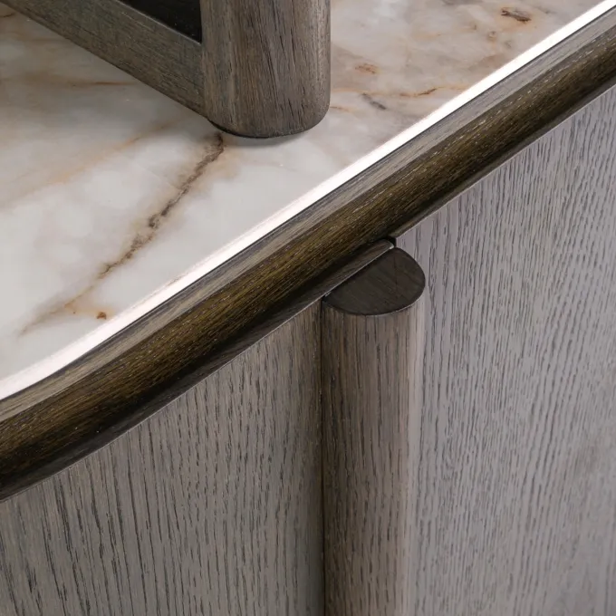 Richmond Interiors Wandkast Langford bruin