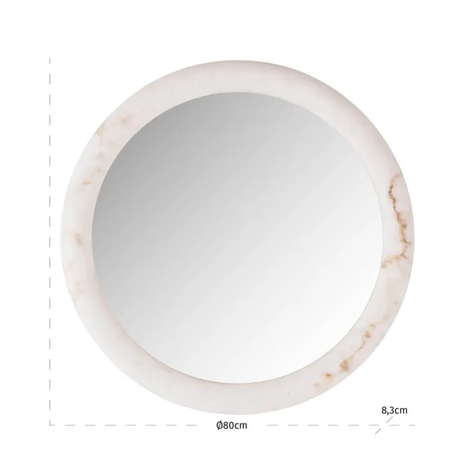 Richmond Interiors Wandlamp Oravelle white 80Ø