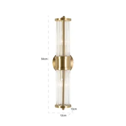 Richmond Interiors Wandlamp Lyan Brushed Goud