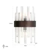 Richmond Interiors Wandlamp Avan brons