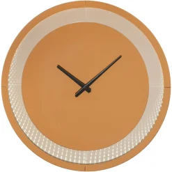 Richmond Interiors Wandlamp Julia bruin - Led Clock