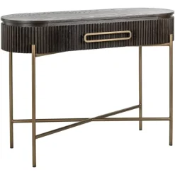 Richmond Interiors Wandtafel Luxor 1-lade bruin