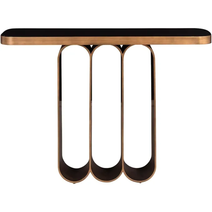 Richmond Interiors Wandtafel Locarno geborsteld Goud