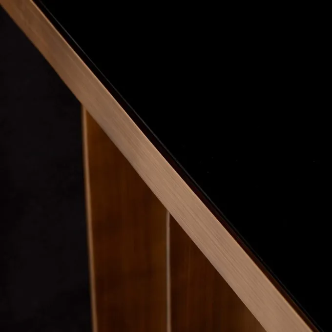 Richmond Interiors Wandtafel Locarno geborsteld Goud